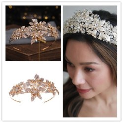 Luxury Gold Crystal Headwear Rhinestone