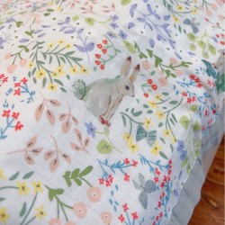 Summer Air Conditioning Blanket Bamboo Cotton Four-layer Yarn Single Child Cool Feeling Quilt Thin Blanket