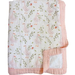 Summer Air Conditioning Blanket Bamboo Cotton Four-layer Yarn Single Child Cool Feeling Quilt Thin Blanket