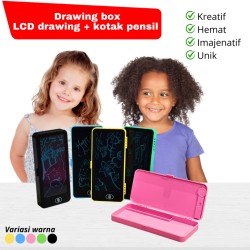 Drawing Box Pencil Box And Creative Scribble Board For Children With Digital Pad Education