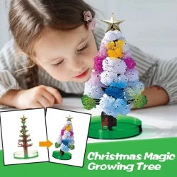 Magic toy Christmas white green santa christmas tree