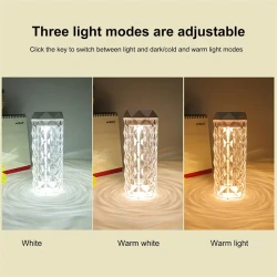 Crystal Lamp Air Humidifier Color Night Light