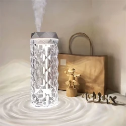 Crystal Lamp Air Humidifier Color Night Light