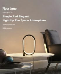 Oval Acrylic Lamp Touch Control