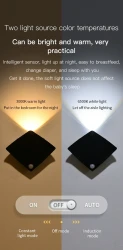 Decor Wall Lamp Human Body Sensing