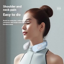 Electric Neck Massager with EMS Pulse and Heating Function