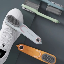 Double-Sided Shoe Brush with Anti-Slip Handle