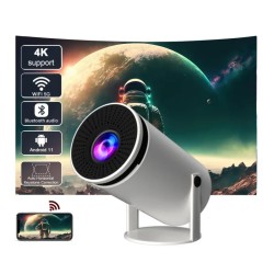 HY300 Smart Projector with AnzhuoHD Projection Screen