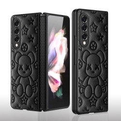 Bear Pattern Hinge Phone Case for Samsung Galaxy Z Fold Series