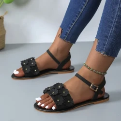 Retro Flowers Sandals Summer For Women