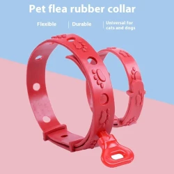 Pet Dog Rubber Anti-flea Collar