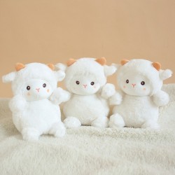 23CM Super Cute Sheep Plush Dolls - Kawaii Rabbit and Alpaca Stuffed Animal Pillow