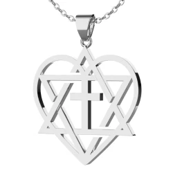 Messianic Heart Necklace