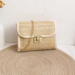 Straw Bag Trendy And Versatile Women