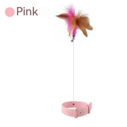 Cat Interactive Feather Collar Teaser Toy