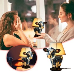 Beautiful Cow Table Lamp Bedside Table Lamp