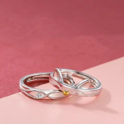 Cat Couple Rings - Adorable Matching Set for Couples