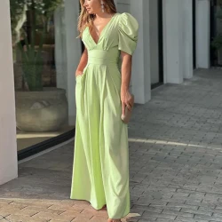 Fashion Elegant Plus Size Wide Legs Jumpsuit