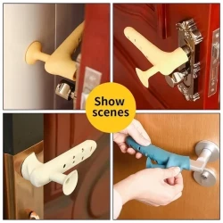 Anti collision silicone door handle protective cover