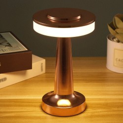 Retro LED Table Lamp - USB Rechargeable Creative Dining, Hotel Bar, Coffee Desk Lamp, Outdoor Night Light Decor, Bedside Room Lighting