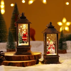 Snow Globe Christmas Lantern Decorations