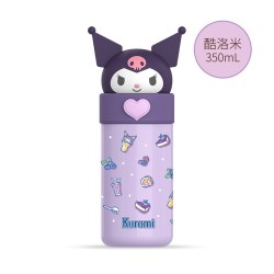 Sanrio Hello Kitty Water Cup 350ML – Kawaii My Melody Thermos Cup, Anime Cartoon Kuromi Juice Cup, Insulated Water Bottle for Kids