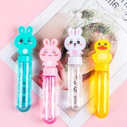 Cartoon Mini Bubble Sticks - Duck, Dinosaur, and Rabbit Bubble Toys for Kids