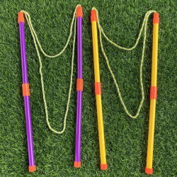 2 Large Bubble Wands - Summer Outdoor Activity Toys for Kids and Adults