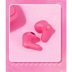 Genuine MINISO Barbie Series TWS Bluetooth Headphones – Pink Cute Creative Handbag Shape In-Ear Earplugs, Ideal Girls Holiday Gift