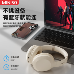 Original MINISO MCD02 Bluetooth V5.3 HIFI Sound Headset – Low Latency, Portable Folding Wireless Headphones, 2023 New