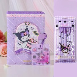 Sanrio Miniso Notebook with Pen Set – High Quality Kawaii Stationery featuring My Melody for School Students and Girls