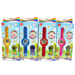 Color Mix Handheld Virtual Pet Game - 168 in 1 Electronic Keychain Toy with Battery