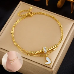 Fashion Jewelry Boho Classic Love Heart Ankle Chain