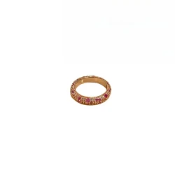 Rose Gold Plated Zircon Eternity Band