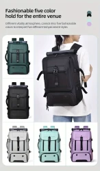 Weixier Unisex Multi-Pocket Travel Backpack With Shoe Compartment - Large Capacity, Lightweight & Stain-Resistant Canvas Bag For Hiking, Business Trips, And School Backpack Purse For Women Backpack For Travel