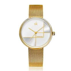 Women's Fashion Simple Geometric Quartz Watch