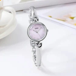 Round Dial Bangle Watch