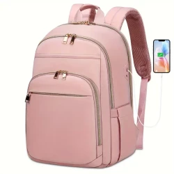 NUBILY Women's Laptop Backpack: 39.62cm Travel Backpack, Lightweight School Backpack