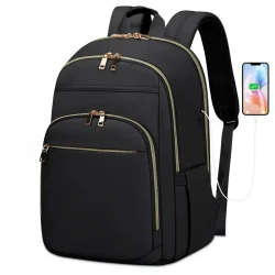 NUBILY Women's Laptop Backpack: 39.62cm Travel Backpack, Lightweight School Backpack