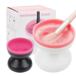 Electric Makeup Brush Cleaner Machine Portable Automatic USB Cosmetic Brush Cleaner