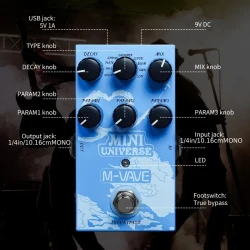 Electric Guitar Digital Pedal Effector Digital Modeling Reverb Effector Eid Al-Adha Mubarak