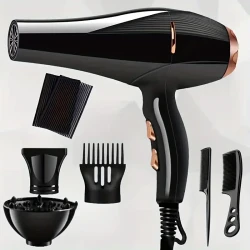 Professional Ionic Hair Dryer with Blue Light Technology