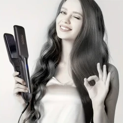 Professional Portable Dual Voltage Ceramic Hair Straightener