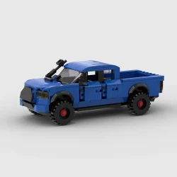 Tacoma TRD Pro Off-road Car Pickup Truck MOC Small Particles Educational Building Blocks Toy