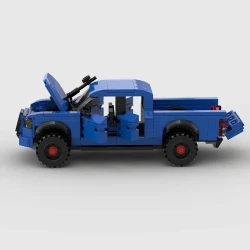 Tacoma TRD Pro Off-road Car Pickup Truck MOC Small Particles Educational Building Blocks Toy