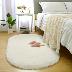 Soft Fluffy Shag Area Rug - Luxury Non-Slip Machine Washable Carpet for Living Room and Bedroom