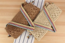 Retro Ethnic Style Versatile Casual Paper String Woven