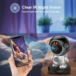 Smart Robot Lens Wireless IP Camera - Home Security with Auto Tracking