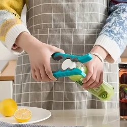 4-in-1 Can Opener with Ergonomic Non-Slip Handle - Versatile Tool for Kitchen & Beer