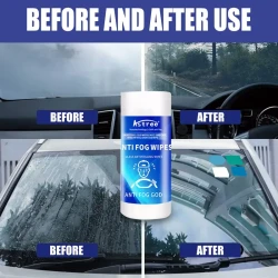 HD Anti-Fog Windshield Wipes - Instant Fog Removal for Crystal Clear Vision